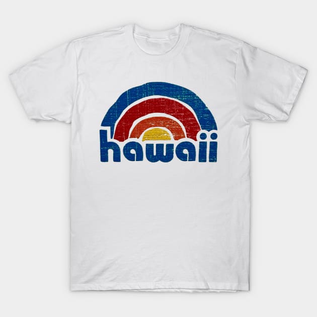 Hawaii Woodcut T-Shirt by HaleiwaNorthShoreSign